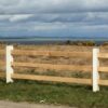 Delaney Concrete Fence Post with 3 holes for Timber rails
