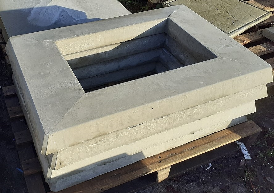 13x29 Stainless Steel Chimney Cap | Cement Down/Crown Mount | YUCO