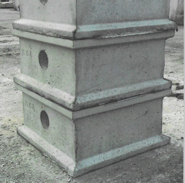 Delaney Concrete Septic Tank and distribution box Riser - 800mm square